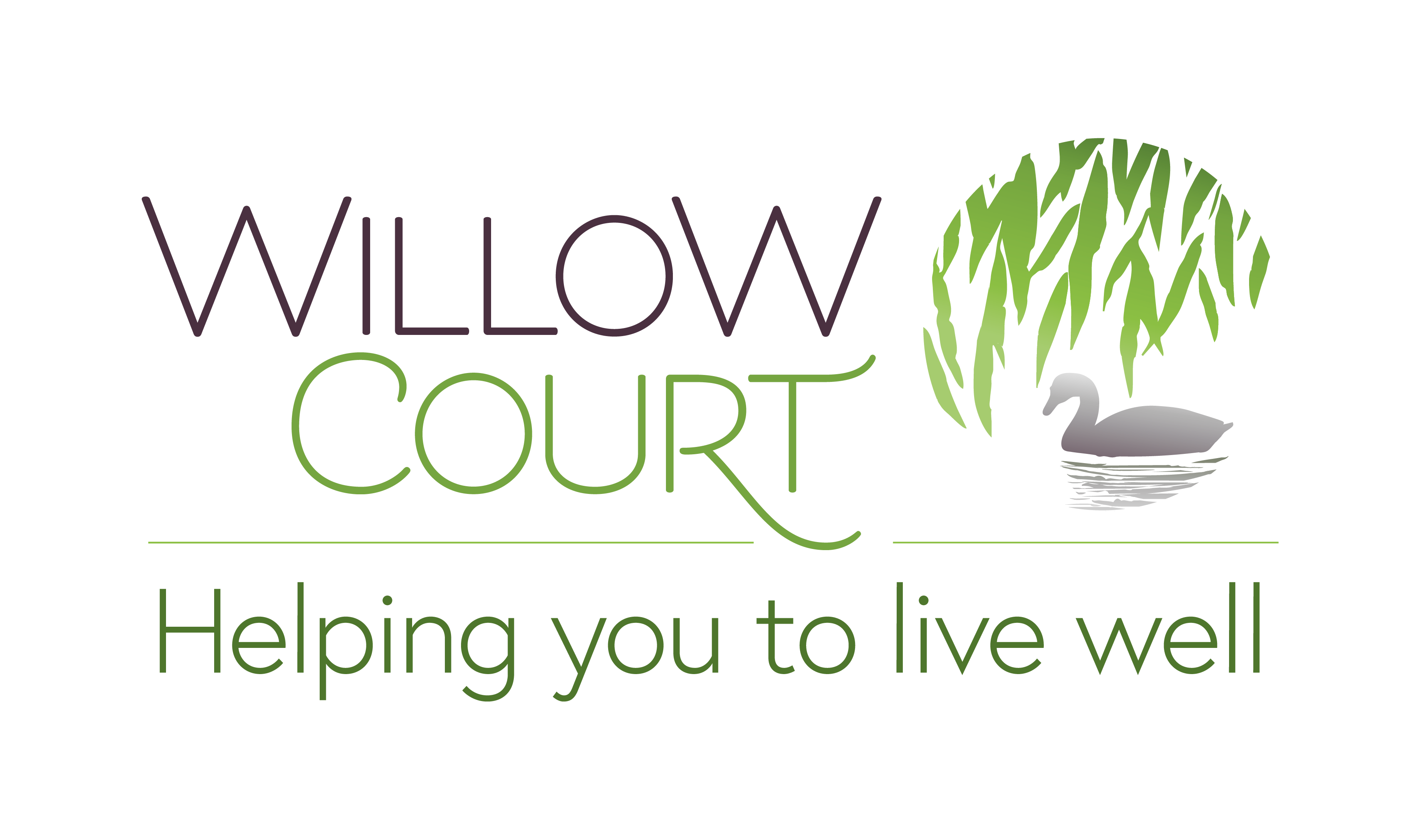 Willow Court tagline - helping you live well